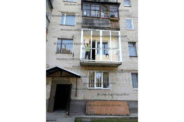 Балкон Французький Луцьк до і після встановлення - NaVolyni.com