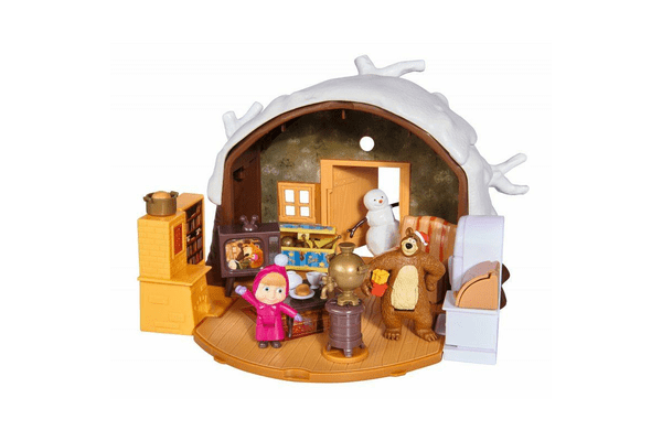 Будиночок Ведмеди зимовий Simba 9301023, ігровий набір із серії Маша та Ведмідь - NaVolyni.com