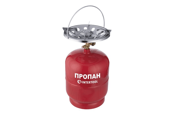 Комплект газовий кемпінговий 8 л. INTERTOOL GS-0008 - NaVolyni.com