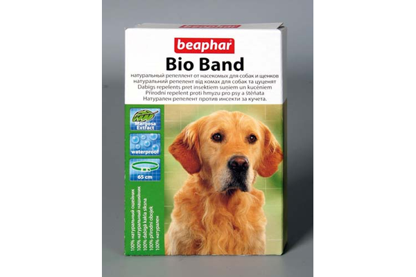 Нашийник біологічний від бліх для собак Beaphar Bio Band - NaVolyni.com