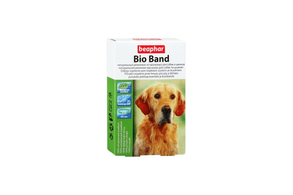 Beaphar Bio band ошейник для собак и щенков  антипаразитарный ошейник с натуральными маслами для собак и щенков Артикул:  10665  Длина :   65 см - NaVolyni.com