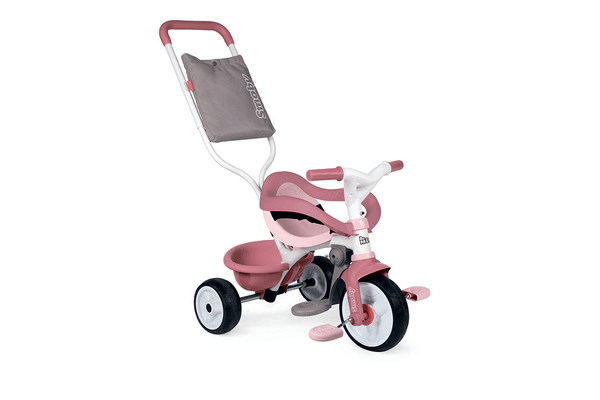 Дитячий металевий велосипед 3 в 1 'Бі Муві. Комфорт', рожевий, 68 х 52 х 101 см, 10 міс.+ - NaVolyni.com