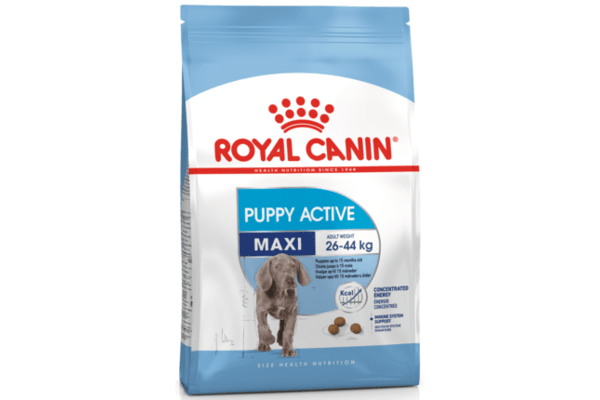 Сухой корм для собак Royal Canin Maxi Puppy Active 15 кг - NaVolyni.com