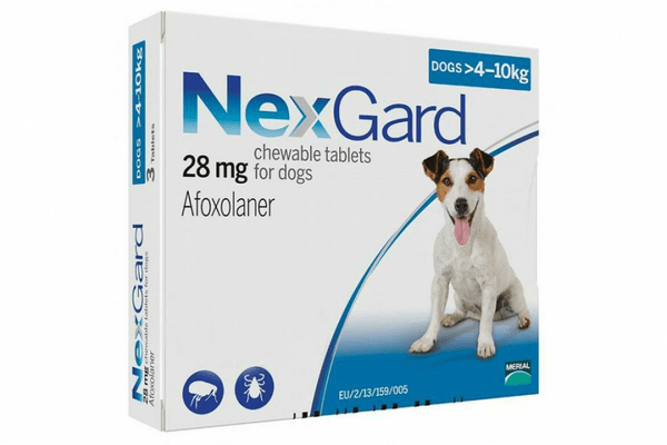 Таблетки Boehringer Ingelheim NexGard от блох и клещей для собак M, 4-10 кг, 1 таблетка - NaVolyni.com