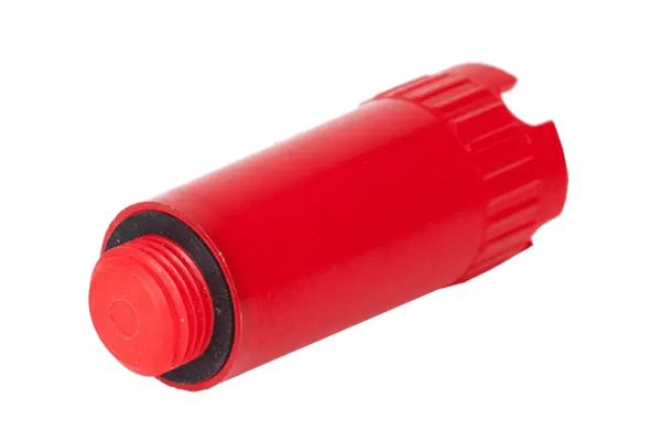 Заглушка 1/2 пластик червона - NaVolyni.com