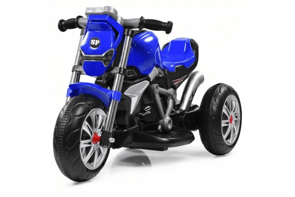 Дитячий електромотоцикл SPOKO M-3196 синій - NaVolyni.com