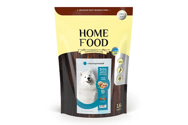 Сухий корм для дорослих собак «Форель з рисом» DOG ADULT MEDIUM Гіпоалергенний 1.6 кг - NaVolyni.com