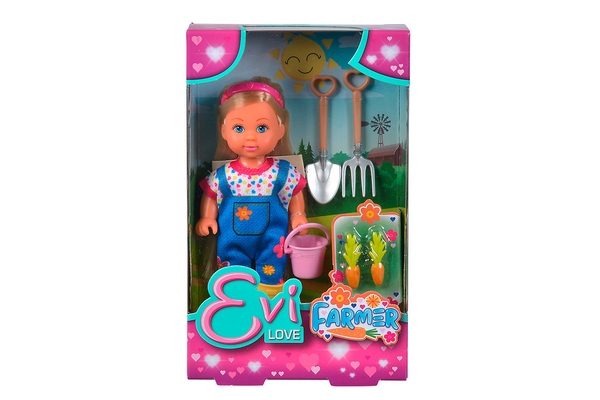 Лялька Еві 'Фермер', з аксес., 12 см., 3+ - NaVolyni.com