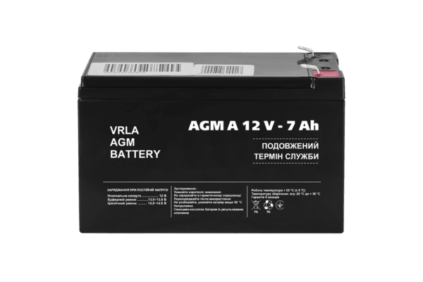 Акумулятор для сигналізації AGM А 12V - 7 Ah - NaVolyni.com