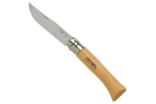 Туристический нож Opinel (опинель) Inox №10 VRI бук (123100) - NaVolyni.com