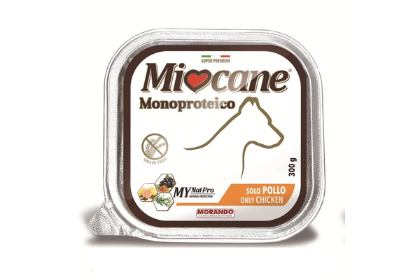 Morando (Морандо) Miogatto Monoproteico - Влажный корм для взрослых собак с курицей, 300 грам - NaVolyni.com