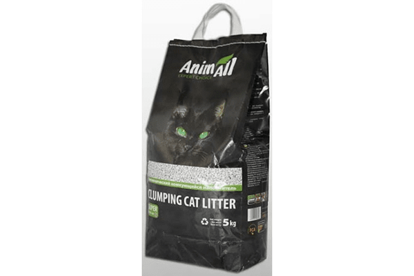 AnimAll наповнювач бентонітовий для котів, без запаху, 5 кг, гранули дрібної фракції - NaVolyni.com