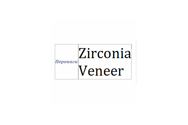 Переваги цирконієвих вінірів / Zirconia  Veneer - NaVolyni.com