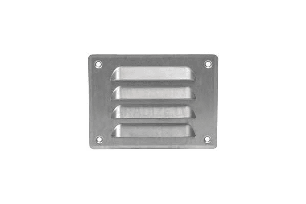 Вентиляційна решітка металева 14х10 сіра MR14105P - NaVolyni.com