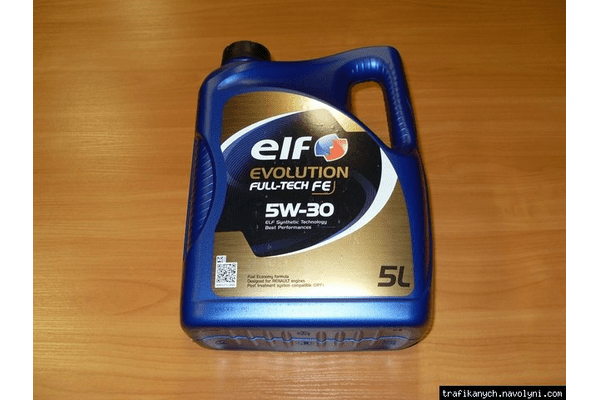 Моторна олія ELF Evolution Full - Tech FE 5W30 ( 5 літрів ) - RENAULT TRAFIC / OPEL VIVARO - NaVolyni.com