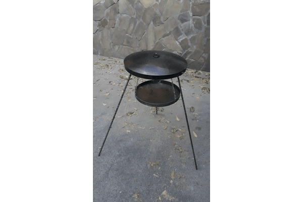 Сковорода 50 см з підставкою для розведення вогню - NaVolyni.com