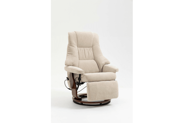 Крісло для відпочинку Avko Style ARMH 001 Beige з масажем, підігрівом і вбудованою підставкою для ніг - NaVolyni.com