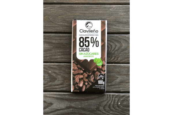 Чорний шоколад 85% какао Clavileno - NaVolyni.com