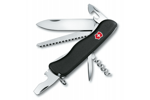 Нож Victorinox Forester 0.8363.3, чёрный нейлон  - NaVolyni.com