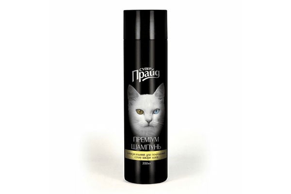 Шампунь-преміум "Супер-Прайд" універсальний, для поліпшення стану шкіри котів - NaVolyni.com