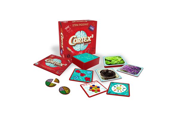 Настільна гра — CORTEX 3 AROMA CHALLENGE (90 карток, 24 фішки) - NaVolyni.com