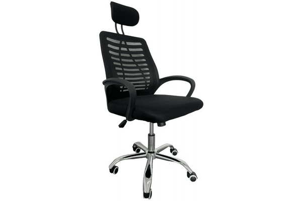 Крісло офісне Bonro B-6200 сіре - NaVolyni.com
