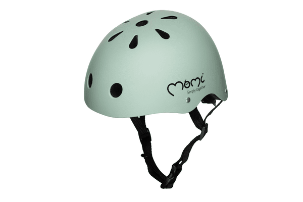 Дитячий захисний шолом MoMi MIMI (колір- mat green) - NaVolyni.com